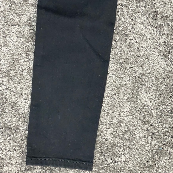 Express cotton blend skinny mid rise some stretch black pants women’s size 6R - Picture 4 of 17